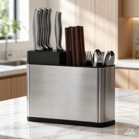 Kitchen Cutlery  Knife Holder Spoon Fork Storage Rack Organizer Utensils Chopstick Box