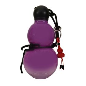 Gourd Style Water Bottle PC 800ml Insulated Chinese Retro Portable Sports Water Bottle For Men Women Purple