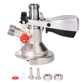 G5 8 A Type Stainless Steel Beer Keg Tap Distributor Coupler With Relief Valve Brewing Accessory