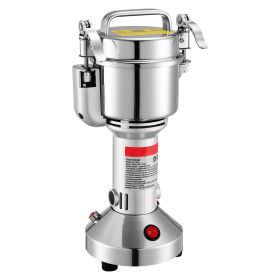 Electric Grain Mill Grinder, 0.3 lbs Commercial Spice Grinders, High Speed 850W Stainless Steel Pulverizer Powder Machine, for Dry Grains, Spices