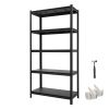 Storage Shelves, 5-Tier Adjustable, 3000 lbs Capacity, Heavy Duty Garage Storage Shelving Unit, Metal Utility Rack Shelf