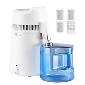 Water Distiller, 6L 1.6 Gallon Larger Pure Water Purifier Filter For Home Table Countertop, 900W Plastic Distilled Maker