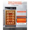 Electric Hot Box Food Warmer, 5-Tier Commercial Warming Cabinet with Water Tray, Single-Door and Adjustable Shelves