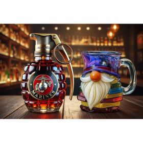 Unique Book Shaped Glass Mug Coffee Tea Cup Creative Gift For Book Lovers Double Duty Drinkware And Decoration (Option: Type F Set4-1PCS)