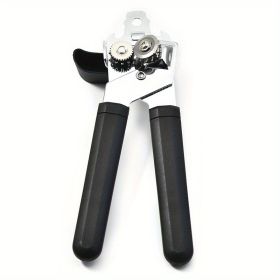 1pc manual can opener (Color: Black)